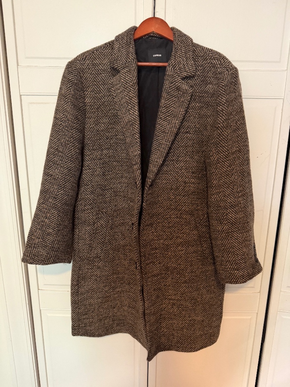 Men's XL Express Tweed Overcoat